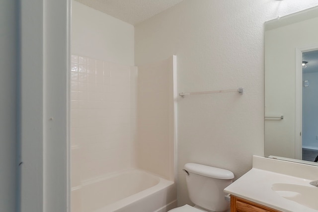 4617 Barnhill Ln, Fort Worth, TX 76135 - full bath with vanity, toilet, and shower / bathtub combination