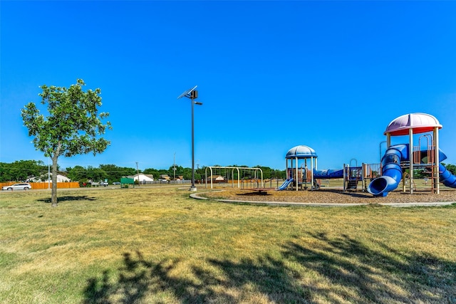 2668 Silver Hill Dr, Fort Worth, TX 76131 - community jungle gym featuring a lawn