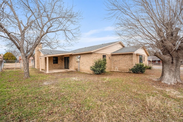 4306 Frog Dr, Killeen, TX 76542 - rear view of property featuring a patio area and brick siding