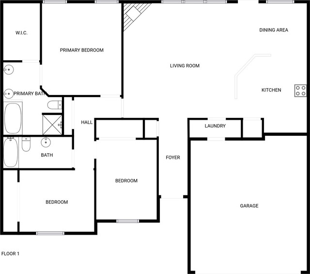 603 Jamie Ln, Mansfield, TX 76063 - floor plan / room layout