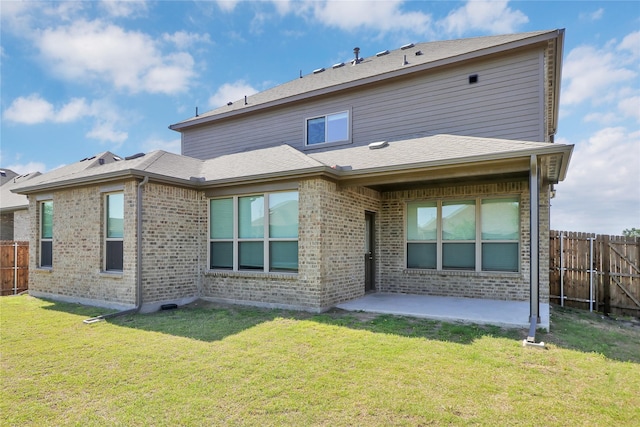 2917 Bobcat Dr, Melissa, TX 75454 - back of property featuring a patio area and brick siding