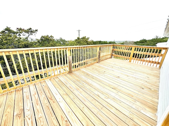 177 Catfish Trl, Whitney, TX 76692 - wooden deck featuring view of scattered trees