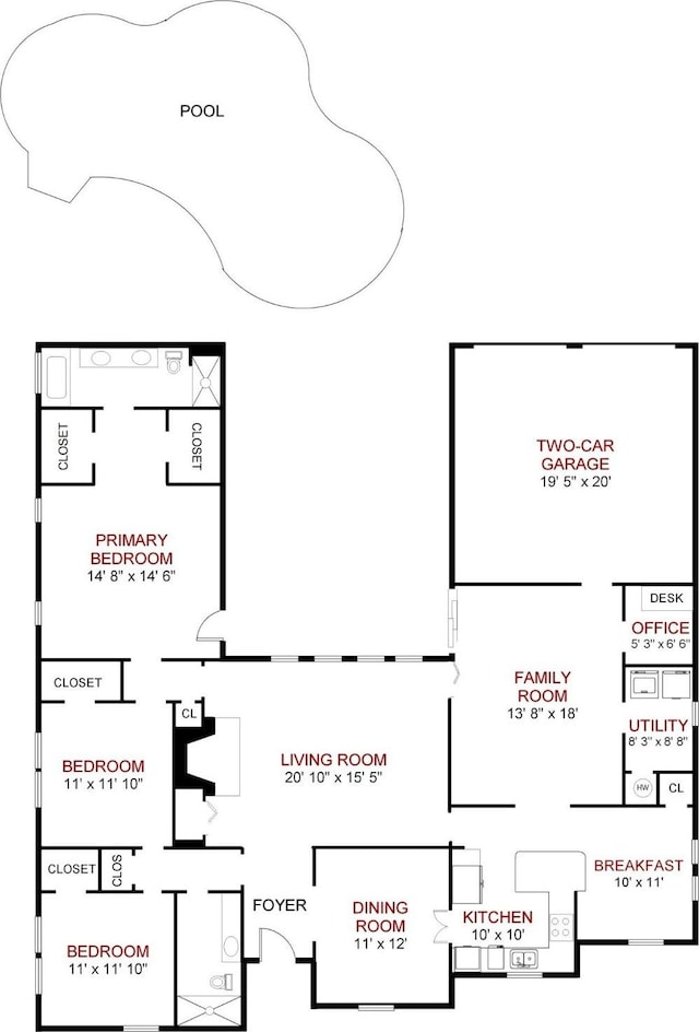 1706 Morningstar Trl, Richardson, TX 75081 - home floor plan