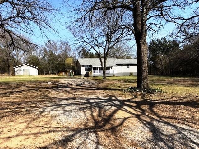 426 Gun Club Rd, Denison, TX 75021 - view of dirt / gravel road
