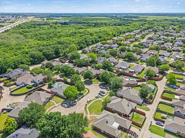 2402 Greenfield Cir, Garland, TX 75040 - aerial view of residential area