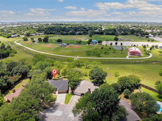 7300 Frances Ct, North Richland Hills, TX 76182 - drone / aerial view of a tree filled landscape