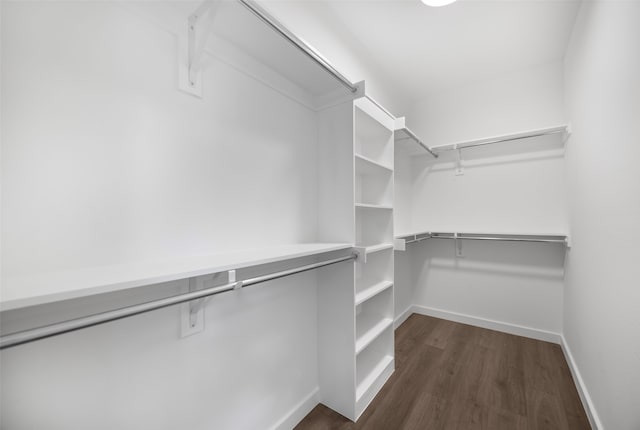 2535 Exline St, Dallas, TX 75215 - spacious closet featuring dark wood-style floors