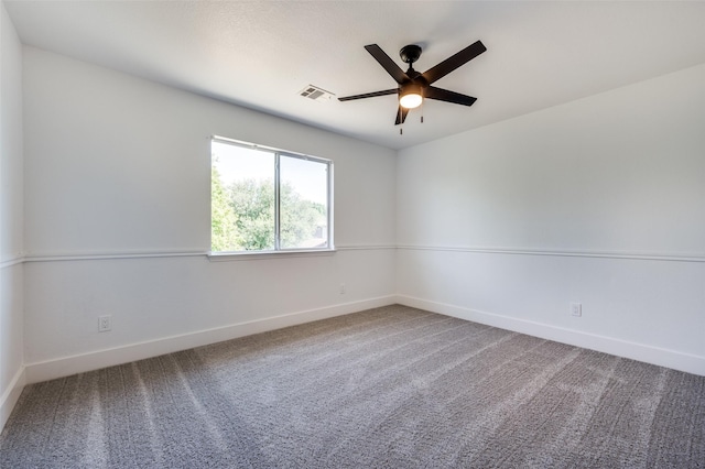 9316 Norfolk Ln, Mckinney, TX 75071 - carpeted spare room with ceiling fan and baseboards