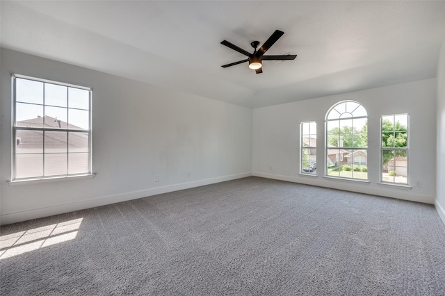 9316 Norfolk Ln, Mckinney, TX 75071 - carpeted empty room featuring a ceiling fan and baseboards