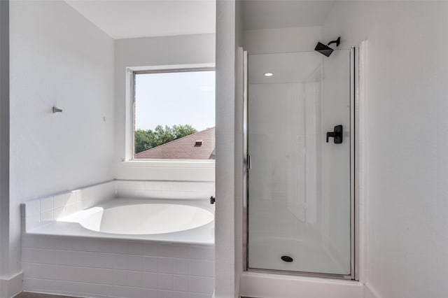 9316 Norfolk Ln, Mckinney, TX 75071 - full bathroom with a stall shower and a garden tub