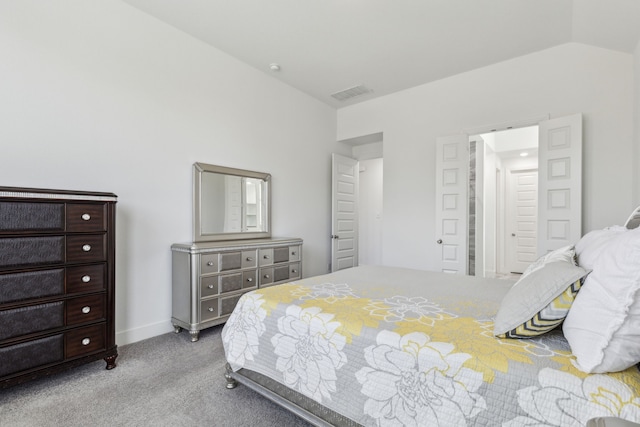 1654 Castleford Dr, Forney, TX 75126 - carpeted bedroom featuring vaulted ceiling and baseboards