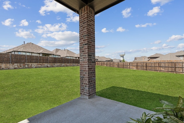 1654 Castleford Dr, Forney, TX 75126 - view of yard featuring a patio area and a residential view