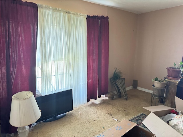 2414 Marfa Ave, Dallas, TX 75216 - misc room with baseboards and carpet