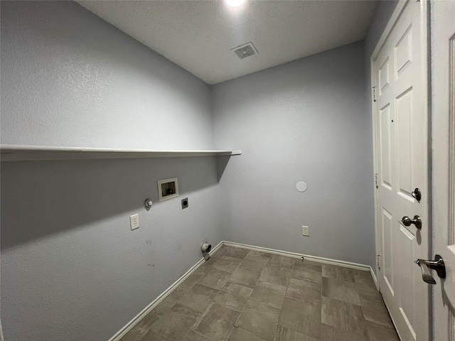 920 Joshua Dr, Burleson, TX 76028 - laundry room with gas dryer hookup, electric dryer hookup, baseboards, and washer hookup
