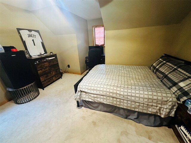 637 County Road 4420, Winnsboro, TX 75494 - bedroom featuring lofted ceiling and carpet