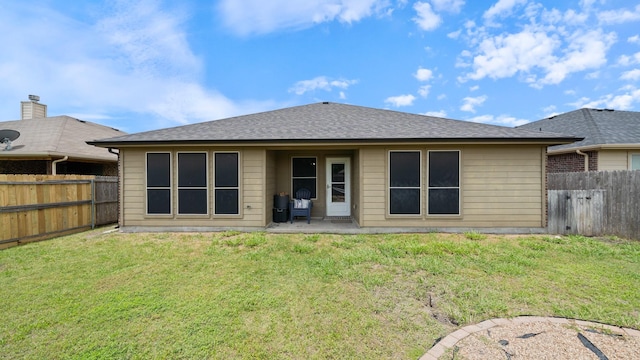 2005 Sterling Gate Dr, Heartland, TX 75126 - rear view of house featuring a patio and roof with shingles
