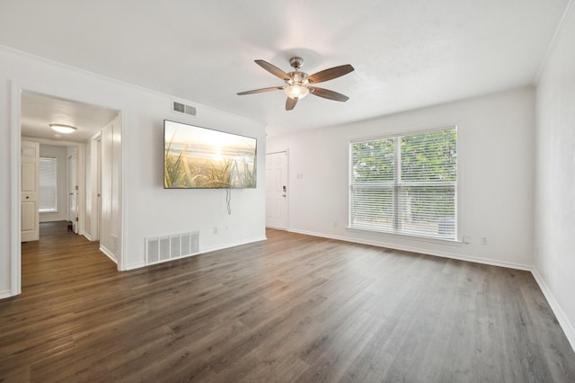 8609 N Normandale St, Fort Worth, TX 76116 - unfurnished room with ceiling fan and wood finished floors