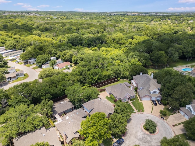 626 Lochngreen Trl, Arlington, TX 76012 - aerial view of residential area with a forest