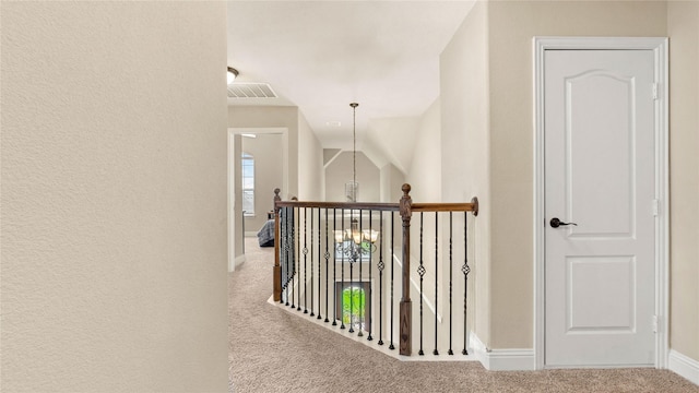 5100 Ambergate Ln, Sherman, TX 75092 - corridor with carpet, baseboards, and an upstairs landing