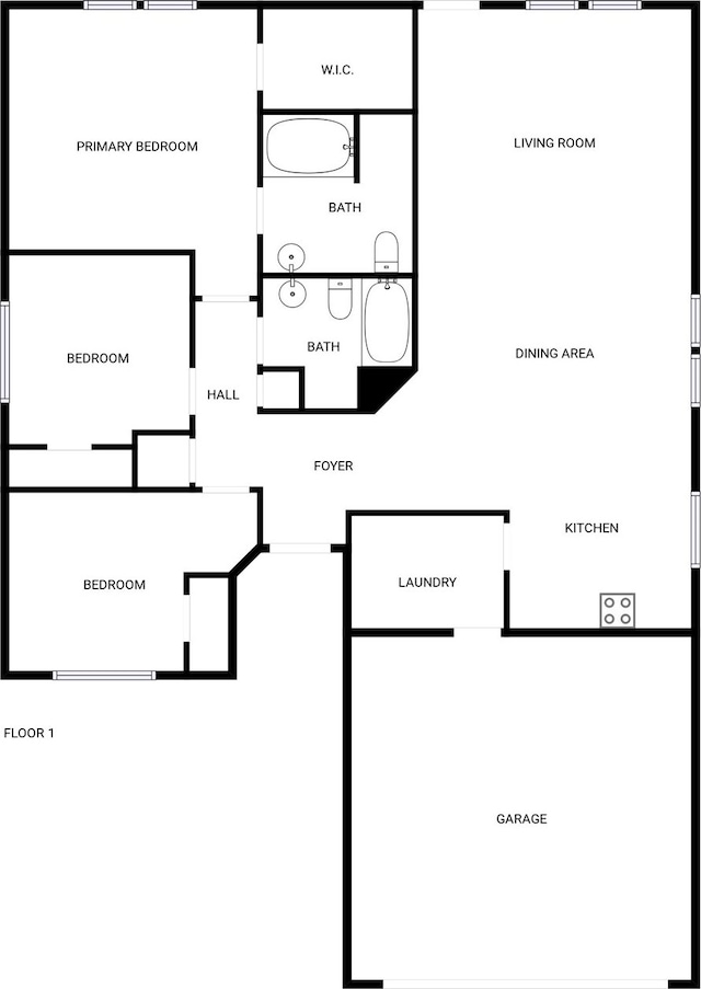 110 Nighthawk Dr, Krum, TX 76249 - floor plan / room layout