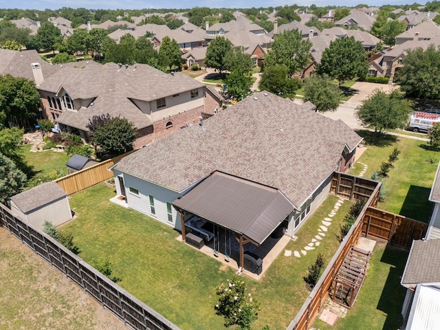 2512 Green Meadow Dr, Sachse, TX 75048 - aerial perspective of suburban area