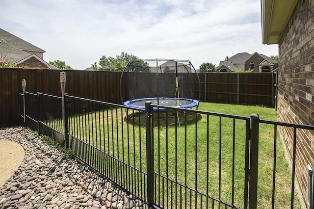5315 Summit Knoll Trl, Sachse, TX 75048 - view of yard with a trampoline