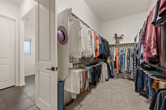 2901 Little Wonder Ln, Northlake, TX 76247 - spacious closet featuring tile patterned floors
