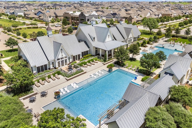 2901 Little Wonder Ln, Northlake, TX 76247 - aerial perspective of suburban area with a pool