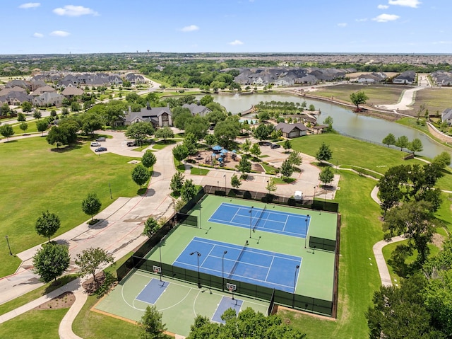 2415 Preakness Pl, Celina, TX 75009 - aerial perspective of suburban area featuring a nearby body of water