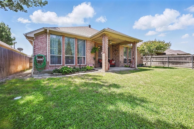 2813 Calico Rock Dr, Fort Worth, TX 76131 - rear view of house with brick siding