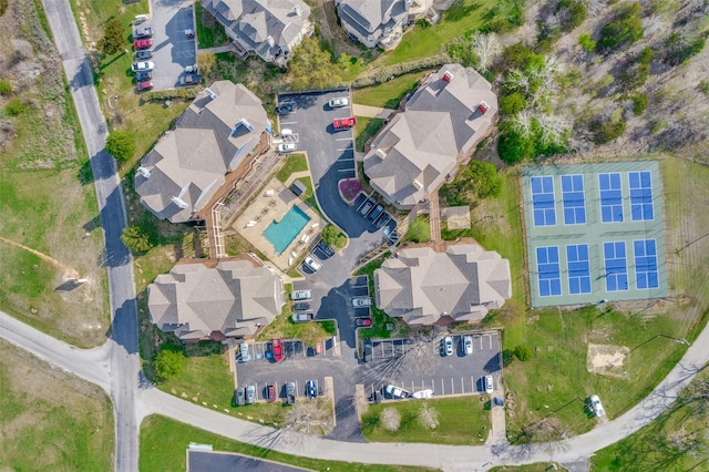 2164 Tanglewood Blvd Unit D 210, Pottsboro, TX 75076 - aerial overview of property's location featuring nearby suburban area and a pool