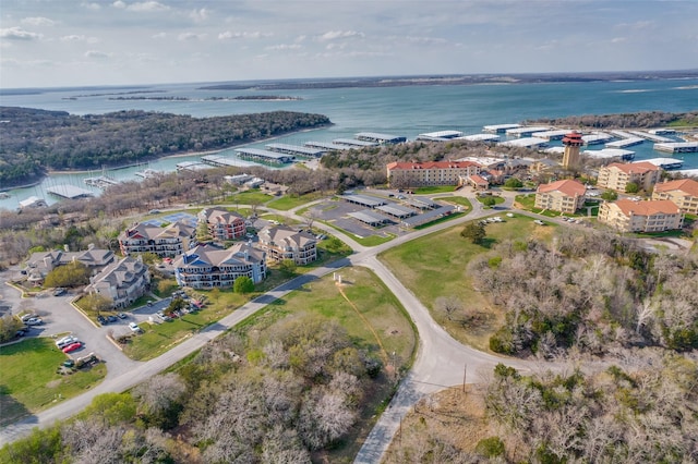 2164 Tanglewood Blvd Unit D 210, Pottsboro, TX 75076 - aerial overview of property's location with a large body of water