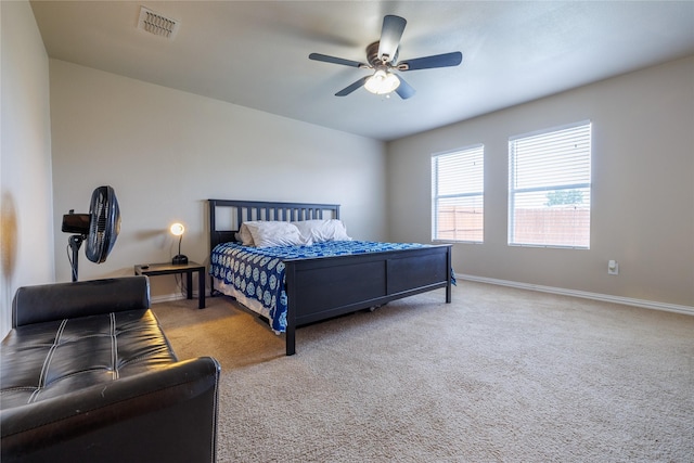 1431 Puerto Lago Dr, Little Elm, TX 75068 - bedroom featuring baseboards, carpet flooring, and ceiling fan