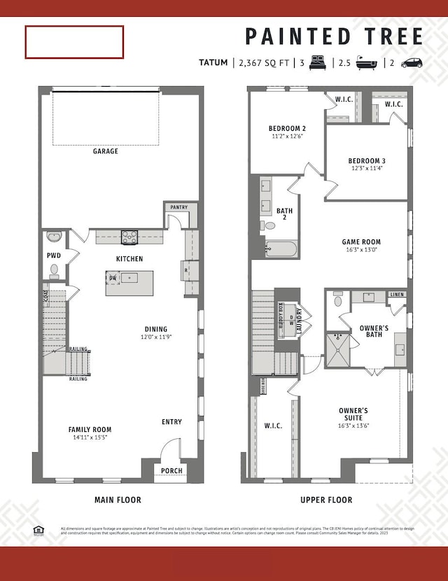 2825 Chisos Red Rd, Mckinney, TX 75071 - property floor plan