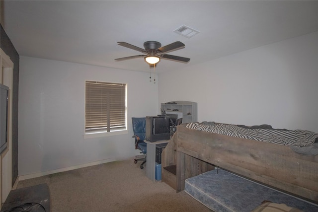 1524 Daywood Ln, Irving, TX 75061 - carpeted bedroom with ceiling fan and baseboards