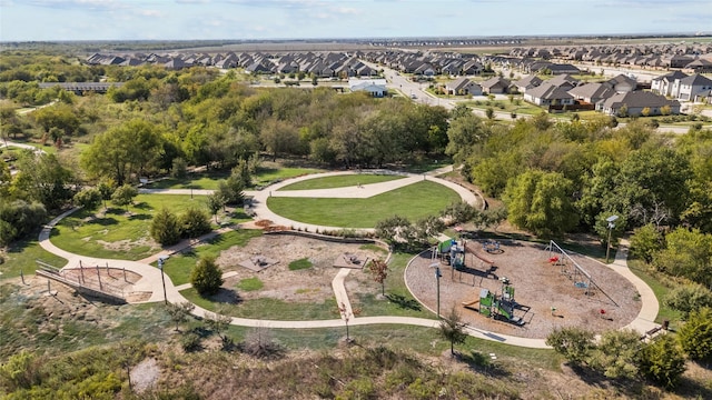 3536 E Cheney Ave, Celina, TX 75009 - aerial view of residential area featuring a recreational park