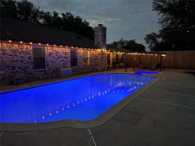 7108 Bermuda Ct, North Richland Hills, TX 76180 - view of swimming pool with a patio area