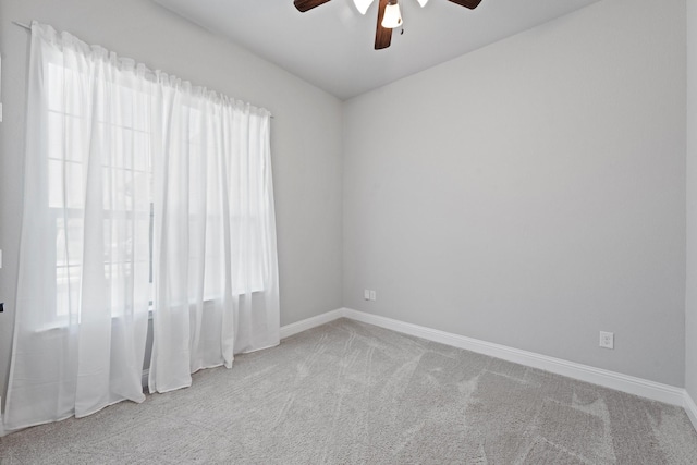 1038 Mickelson Dr, Granbury, TX 76048 - unfurnished room with a ceiling fan, carpet floors, and baseboards
