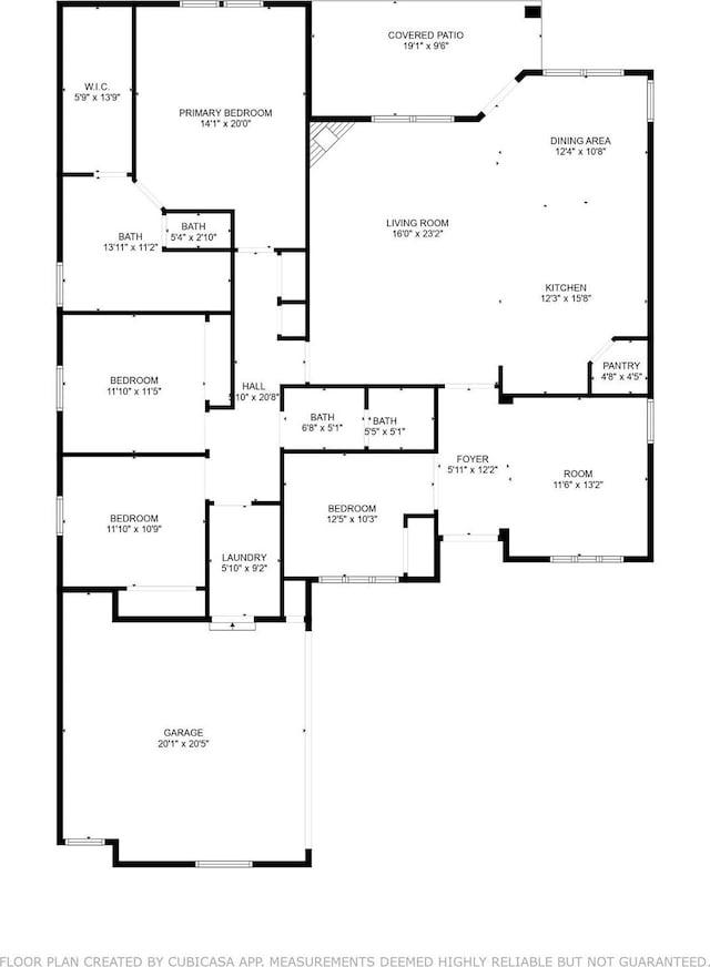 1038 Mickelson Dr, Granbury, TX 76048 - room layout