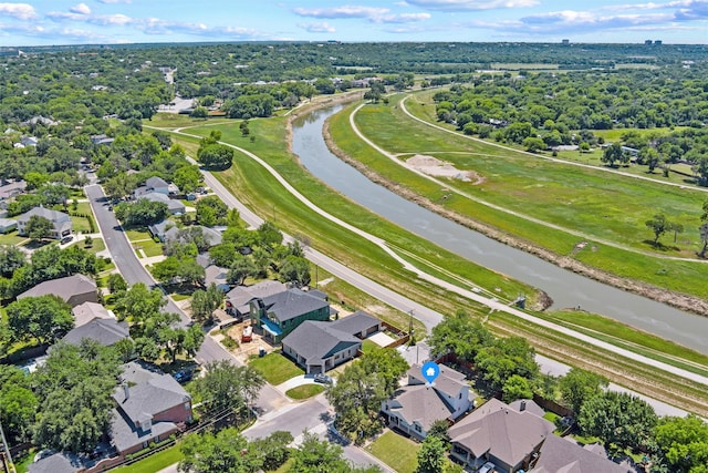801 Edgefield Rd, Fort Worth, TX 76107 - aerial view of residential area featuring a nearby body of water