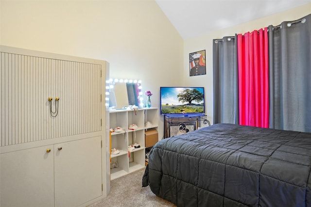 5000 Coral Creek Dr, Fort Worth, TX 76135 - bedroom with carpet floors and vaulted ceiling