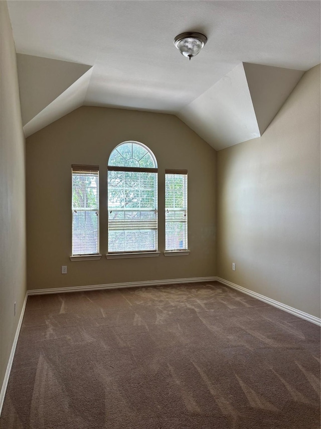 1435 Delta Dr, Cedar Hill, TX 75104 - carpeted spare room with lofted ceiling and baseboards