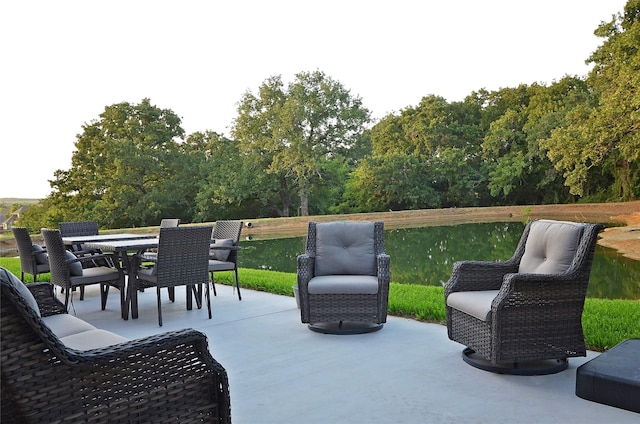 701 Elmhill Blvd, Burleson, TX 76028 - view of patio / terrace with outdoor dining space