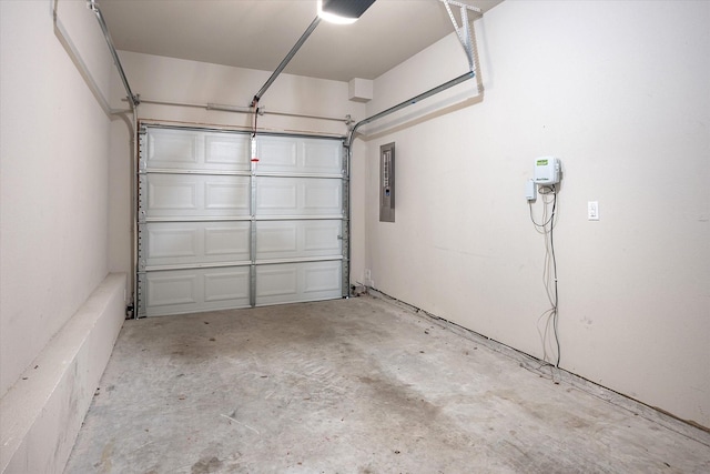 101 Springtree St, Denton, TX 76209 - garage featuring electric panel and a garage door opener