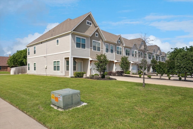 101 Springtree St, Denton, TX 76209 - view of front of property with a residential view, driveway, and an attached garage