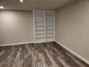 5728 Rockhill Rd, Fort Worth, TX 76112 - unfurnished room featuring wood finished floors, baseboards, and recessed lighting