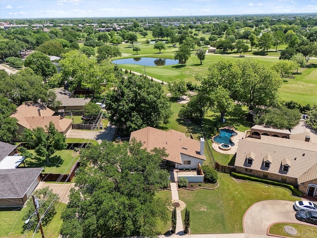 11230 Cotillion Dr, Dallas, TX 75228 - drone / aerial view of a large body of water, a local golf course, and a tree filled landscape