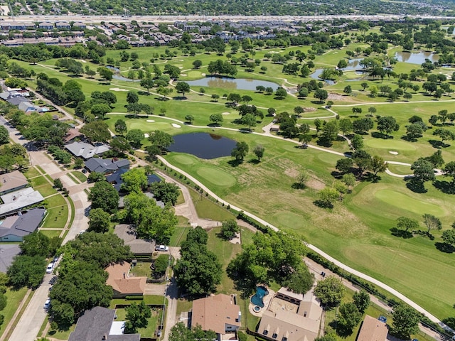 11230 Cotillion Dr, Dallas, TX 75228 - aerial perspective of suburban area featuring a large body of water and a local golf course