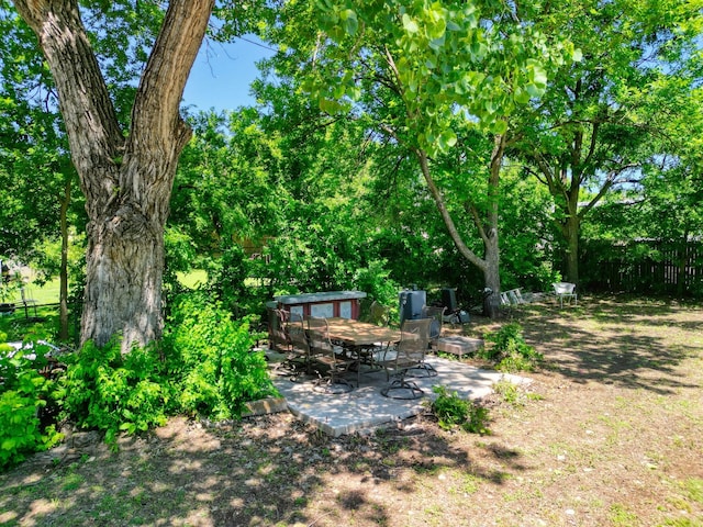505 E 4th St, Weatherford, TX 76086 - view of yard with a patio area and an outdoor structure