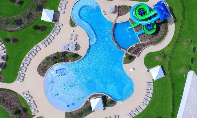 3010 Rosemount Ln, Forney, TX 75126 - bird's eye view of a pool
